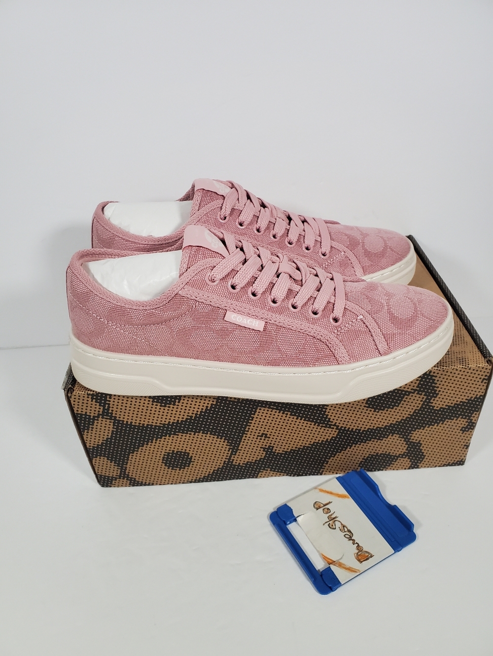 NIB Coach Canvas Sneaker size 7B